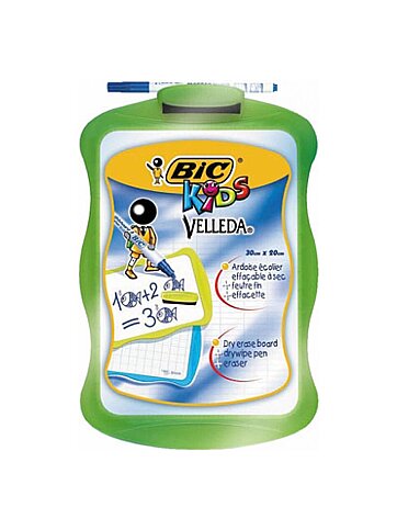 BİC VELLEDA MİNİ BEYAZ TAHTA 1218+KALEM 1721+SİLGİ (841362) - 1