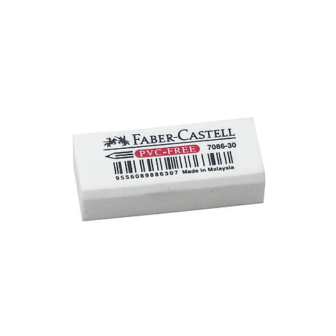 FABER-CASTELL 7086-30 BEYAZ SİLGİ (5130188630) - 1