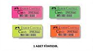 FABER-CASTELL CANDY PLASTİK KILIFLI RENKLİ SİLGİ (5131784000)(000018) - FABER-CASTELL