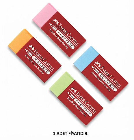 FABER-CASTELL DUST-FREE RENKLİ SİLGİ (5130187125) - 1