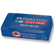 Faber-Castell Dust-Free Büyük Boy Mavi Sınav Silgisi (187212) - FABER CASTELL