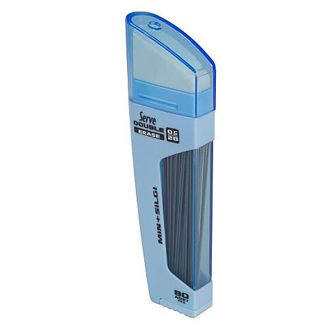 SERVE DSMGM05 DOUBLE KALEM UCU 0.5 2B+SİLGİ GÖK MAVİSİ (SV-DSMGM05-T) - 1