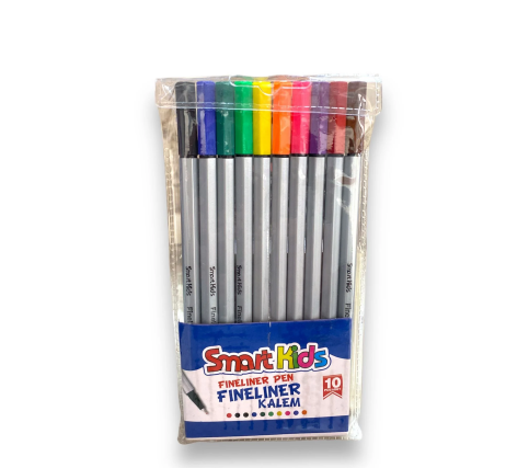 Smart Kids 3563 Fineliner Keçe Uçlu Kalem 0.4mm 10 Renk - 1