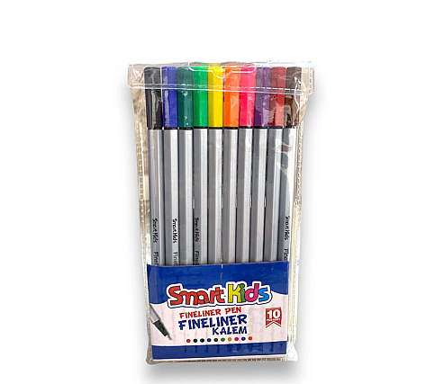 SMART KİDS 3563 FİNELİNER KEÇE UÇLU KALEM 0.4mm 10 RENK - 1