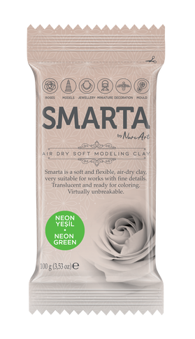 Smarta Hava İle Kuruyan Modelleme Hamuru 08 Yeşil 100Gr - 1