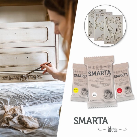 Smarta Hava İle Kuruyan Modelleme Hamuru 12 Mavi 100gr - 3