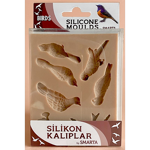 SMARTA SİLİKON MODELLEME HAMURU KALIBI KUŞLAR (SK1013014) - 1