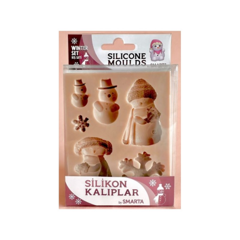 Smarta Silikon Modelleme Hamuru Kalıbı Kış Seti (Sk1013057) - 1
