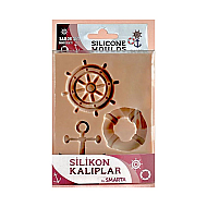 SMARTA SİLİKON MODELLEME HAMURU KALIBI DENİZCİ SETİ (SK1013060) - SMARTA