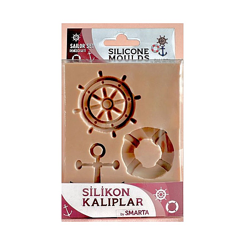 SMARTA SİLİKON MODELLEME HAMURU KALIBI DENİZCİ SETİ (SK1013060) - 1