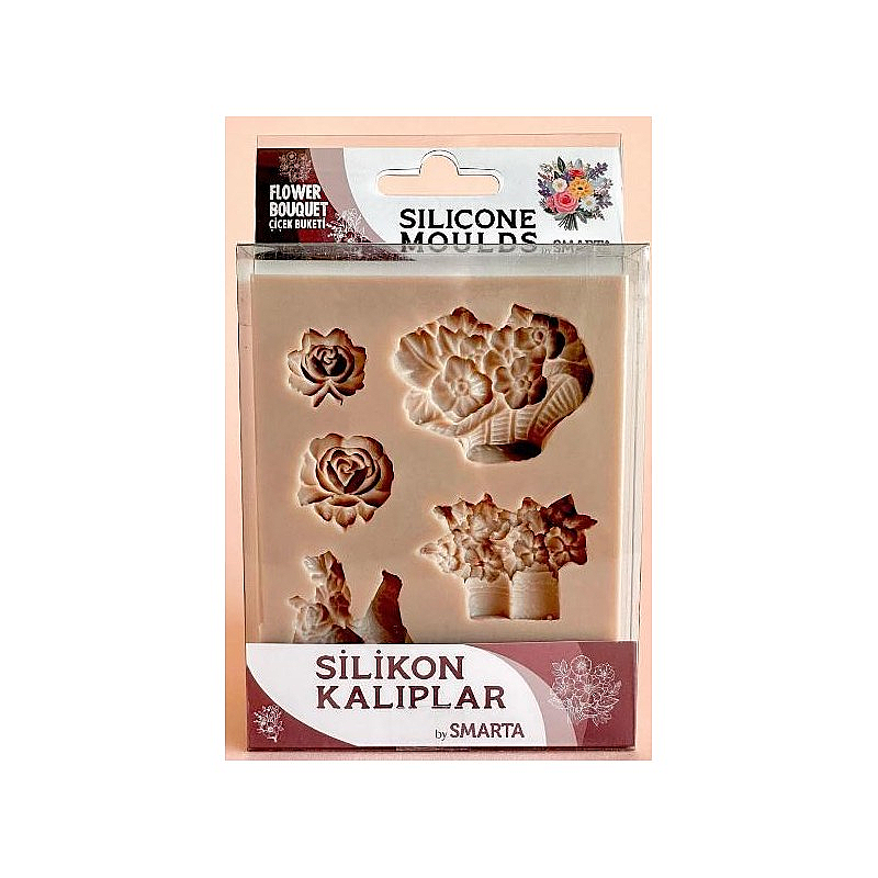 SMARTA SİLİKON MODELLEME HAMURU KALIBI ÇİÇEK BUKETİ (SK1013067)