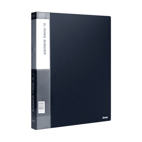 Smato W 1111 2 Halkalı D Mekanizmalı Klasör A4 25mm Mat Siyah - 1