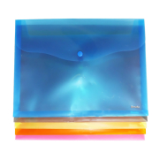 Smato W1901 Çıtçıtlı Körüklü Evrak Dosyası A4 Şeffaf Pembe - SMATO