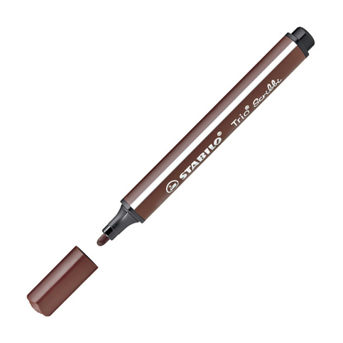 Stabilo 368-945 Trio Jumbo Keçeli Kalem Kahve - 1