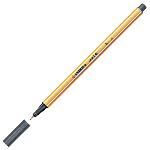 Stabilo 88 Point Fineliner Keçe Uçlu Kalem 0.4Mm 97 Açık Füme - 1