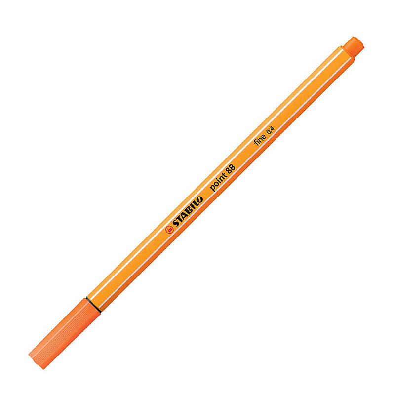 STABİLO 88-30 POİNT FİNELİNER KEÇE UÇLU KALEM 0.4mm AÇIK ALEV KIRMIZISI (51011041)