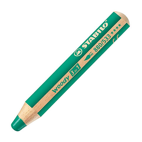 Stabilo 880-533 Woody 3İn1 Boya Kalemi Yeşil (51004462) - 2