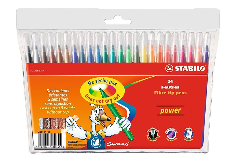 STABİLO 280-24-01 POWER KEÇELİ KALEM 24 RENK (51004903)