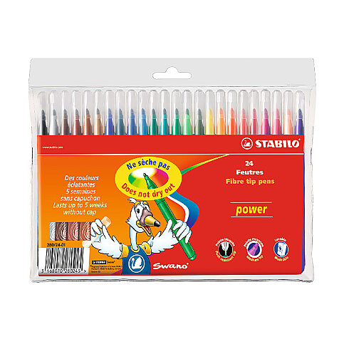 Stabilo 280-24-01 Power Keçeli Kalem 24 Renk (51004903) - 2