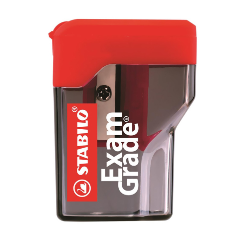 Stabilo 4518Ble Hazneli Sınav Kalemtraşı Şeffaf Siyah Blister (51004017) - 1