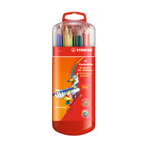 Stabilo 203-11-15 Trio Thick Kalın Kuru Boya 15 Renk (51006536) - 1