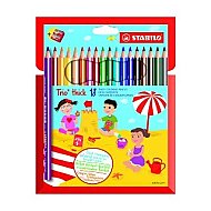 Stabilo 203-2-18 Trio Thick Kuru Boya+Kalemtraş 18 Renk (51010319) - 3