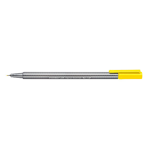 STAEDTLER TRİPLUS FİNELİNER KEÇE UÇLU KALEM 0.3mm SARI (334-1) - 1