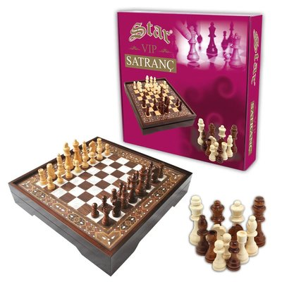 Star 1050453 Vip Sedef Satranç Küçük Boy - 2