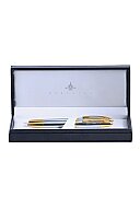 STEELPEN 176DT VENÜS CORONA DOLMA KALEM+TÜKENMEZ KALEM SETİ GOLD - STEELPEN