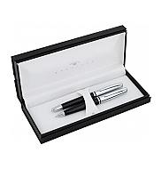 STEELPEN 2351 DOLMA KALEM SİYAH LAKE KROM - STEELPEN