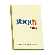 STİCK'N 21006 YAPIŞKANLI NOT KAĞIDI 51x76 100 YAPRAK PASTEL SARI (2100600-5001) - STİCK'N (1)