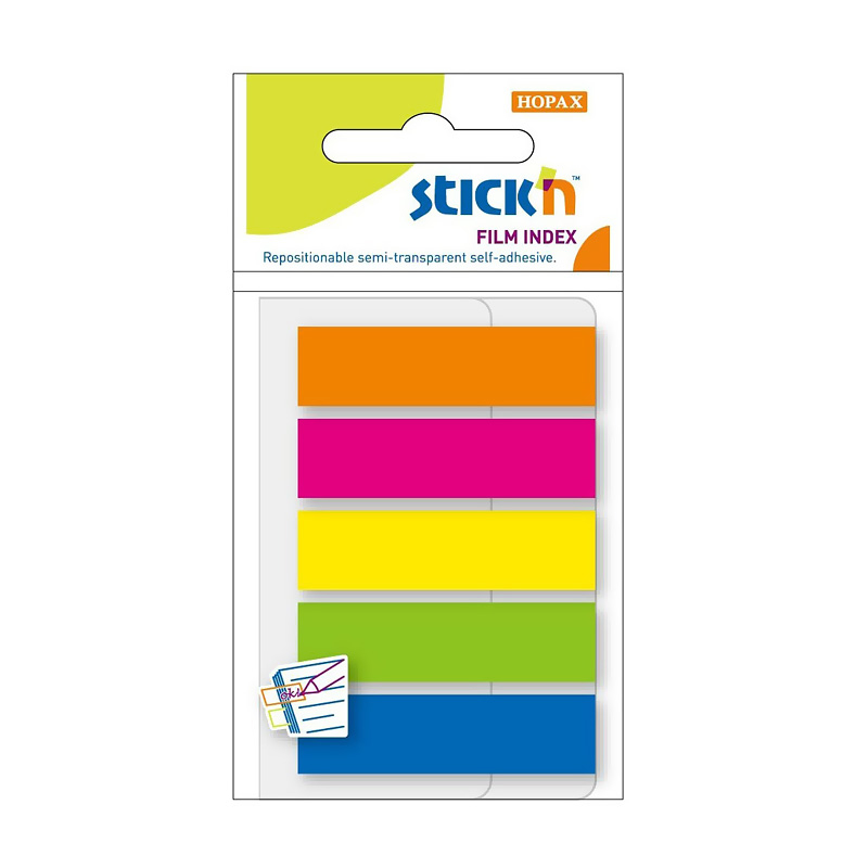 STİCK'N 2105000 İNDEKS İŞARET BANDI 5 RENK