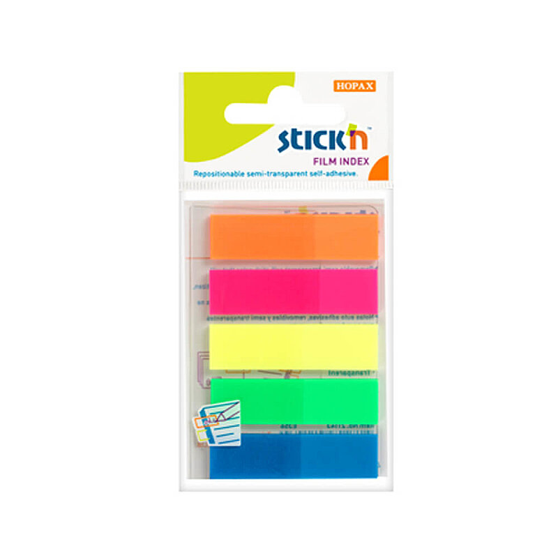 STİCK'N 2105 FİLM İNDEKS İŞARET BANDI 5 RENK (2105000-5001)