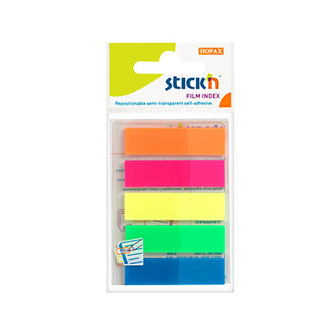 STİCK'N 2105 FİLM İNDEKS İŞARET BANDI 5 RENK (2105000-5001) - 1