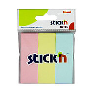STİCK'N 21128 YAPIŞKANLI NOT KAĞIDI 25x76 PASTEL 3 RENK (2112800-5001) - STİCK'N