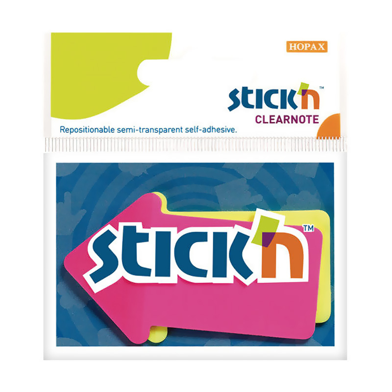 STİCK'N 2114100 YAPIŞKANLI NOT KAĞIDI OK 50x76 60 YAPRAK 2 RENK