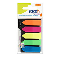 STİCK'N 21143 FİLM İNDEKS İŞARET BANDI OK 12x45 5 RENK (2114300-5001) - STİCK'N