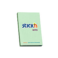 STİCK'N 21147 YAPIŞKANLI NOT KAĞIDI 51x76 100 YAPRAK PASTEL YEŞİL (2114700-5001) - STİCK'N