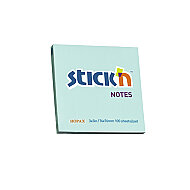 STİCK'N 21149 YAPIŞKANLI NOT KAĞIDI 76x76 100 YAPRAK PASTEL MAVİ (2114900-5001) - STİCK'N