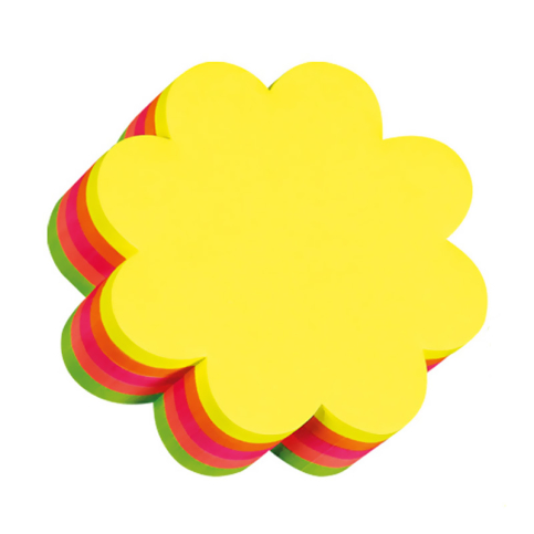 Stick'N 21833 Yapışkanlı Çiçek Küpnot Kağıdı 67x67 250 Yaprak (2183300-5001) - 2