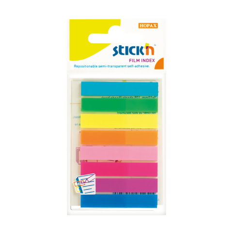 Stick'N 21401 Film İndeks İşaret Bandı 8x45 8 Renk (2140100-5001) - 1