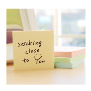 Stick'N 21403 Yapışkanlı Not Kağıdı 76X76 100 Yaprak Pastel Lila - STİCK'N (1)