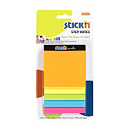 STİCK'N 21423 YAPIŞKANLI NOT KAĞIDI 76x76 150 YAPRAK NEON 5 RENK (2142300-5001) - STİCK'N