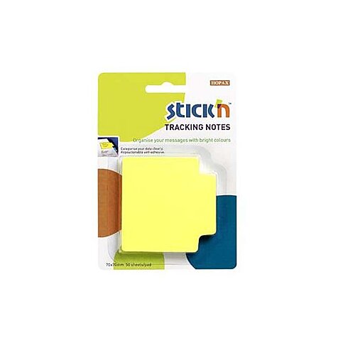 STİCK'N 21478 YAPIŞKANLI NOT KAĞIDI 70x70 NEON SARI (2147800-5001) - 1