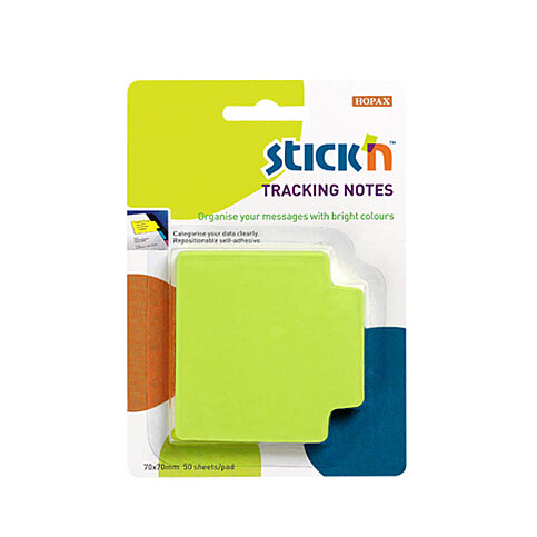 STİCK'N 2148 YAPIŞKANLI NOT KAĞIDI 70x70 NEON YEŞİL (2148000-5001) - 1