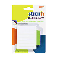 STİCK'N 21486 YAPIŞKANLI NOT KAĞIDI 70x70 ÇİZGİLİ BEYAZ-YEŞİL (2148600-5001) - STİCK'N