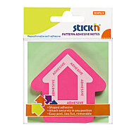 STİCK'N 21542 YAPIŞKANLI NOT KAĞIDI OK 70x70 50 YAPRAK PEMBE (2154200-5001) - STİCK'N