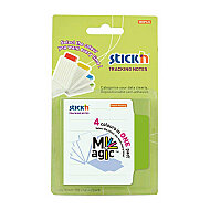 STİCK'N 21559 YAPIŞKANLI NOT KAĞIDI 70x70 ÇİZGİLİ BEYAZ 4 RENK (2155900-5001) - STİCK'N