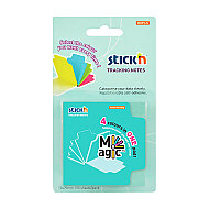 STİCK'N 2156 MAGİC YAPIŞKANLI NOT KAĞIDI 70x70 4 RENK (2156000-5001) - STİCK'N