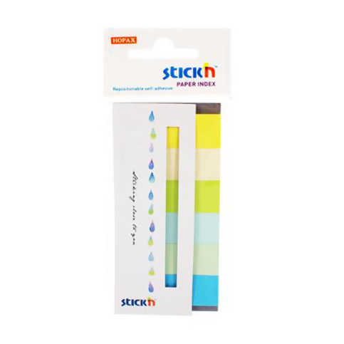 Stick'N 21596 İndeks İşaret Bandı 20x50 6 Renk (2159600-5001) - 1